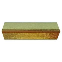 PARASPIGOLO ORNAMENTALE CM 3X3X29 IN PVC ORO BRILLANTE
